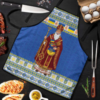 Ukraine Christmas Apron Saint Nicholas Vyshyvanka Style - Wonder Print Shop