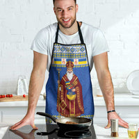 Ukraine Christmas Apron Saint Nicholas Vyshyvanka Style - Wonder Print Shop