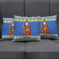 Ukraine Christmas Pillow Cover Saint Nicholas Vyshyvanka Style - Wonder Print Shop