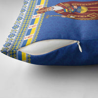 Ukraine Christmas Pillow Cover Saint Nicholas Vyshyvanka Style - Wonder Print Shop