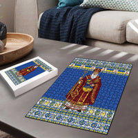 Ukraine Christmas Puzzle Saint Nicholas Vyshyvanka Style - Wonder Print Shop