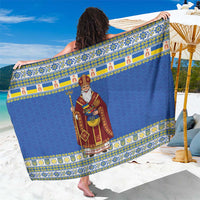 Ukraine Christmas Sarong Saint Nicholas Vyshyvanka Style - Wonder Print Shop