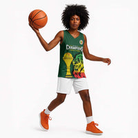 Senegal Football Champions Custom Basketball Jersey Lions of Teranga Rise