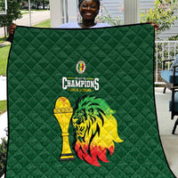 Senegal Football Champions Quilt Lions of Teranga Rise