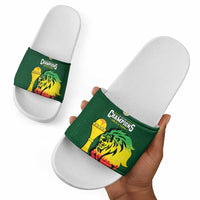 Senegal Football Champions Slide Sandals Lions of Teranga Rise
