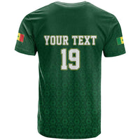 Senegal Football Champions Custom T shirt Lions of Teranga Rise