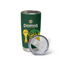Senegal Football Champions Custom Tumbler Cup Lions of Teranga Rise