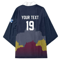 Custom Scotland Football Kimono William Wallace Statue Edinburgh Castle Art
