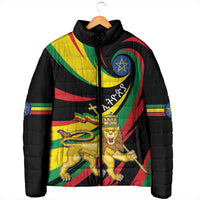 Ethiopia National Day 1991 Padded Jacket Habesha Lion Of Judah