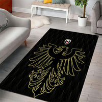 World Football 2026 Austria Area Rug Austrian Eagles Black Glory