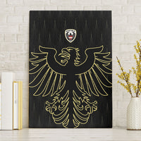 World Football 2026 Austria Canvas Wall Art Austrian Eagles Black Glory