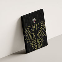 World Football 2026 Austria Canvas Wall Art Austrian Eagles Black Glory