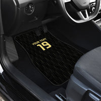 Custom World Football 2026 Austria Car Mats Austrian Eagles Black Glory