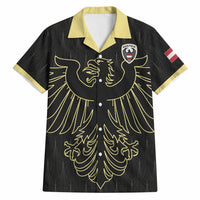 Custom World Football 2026 Austria Hawaiian Shirt Austrian Eagles Black Glory
