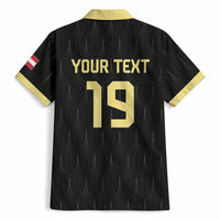 Custom World Football 2026 Austria Hawaiian Shirt Austrian Eagles Black Glory