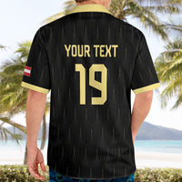 Custom World Football 2026 Austria Hawaiian Shirt Austrian Eagles Black Glory