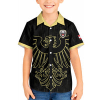 Custom World Football 2026 Austria Hawaiian Shirt Austrian Eagles Black Glory