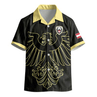Custom World Football 2026 Austria Kid Hawaiian Shirt Austrian Eagles Black Glory
