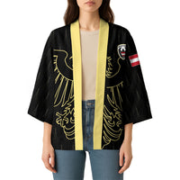 Custom World Football 2026 Austria Kimono Austrian Eagles Black Glory