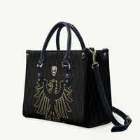 World Football 2026 Austria Leather Bag Austrian Eagles Black Glory