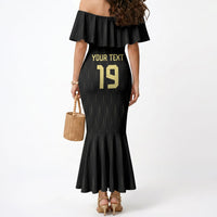 Custom World Football 2026 Austria Mermaid Dress Austrian Eagles Black Glory