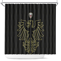 World Football 2026 Austria Shower Curtain Austrian Eagles Black Glory
