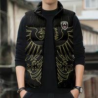 Custom World Football 2026 Austria Sleeveless Puffer Jacket Austrian Eagles Black Glory