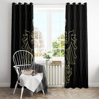 World Football 2026 Austria Window Curtain Austrian Eagles Black Glory
