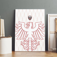 World Football 2026 Austria Canvas Wall Art Austrian Eagles White Glory