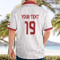 Custom World Football 2026 Austria Hawaiian Shirt Austrian Eagles White Glory