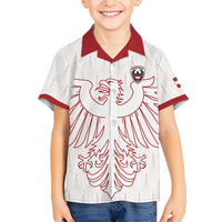 Custom World Football 2026 Austria Hawaiian Shirt Austrian Eagles White Glory