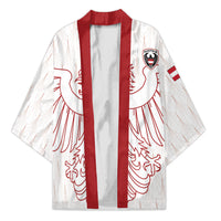 Custom World Football 2026 Austria Kimono Austrian Eagles White Glory