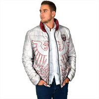 Custom World Football 2026 Austria Padded Jacket Austrian Eagles White Glory