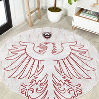 World Football 2026 Austria Round Carpet Austrian Eagles White Glory