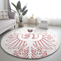 World Football 2026 Austria Round Carpet Austrian Eagles White Glory