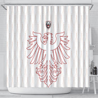 World Football 2026 Austria Shower Curtain Austrian Eagles White Glory