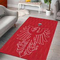World Football 2026 Austria Area Rug Austrian Eagles Red Glory