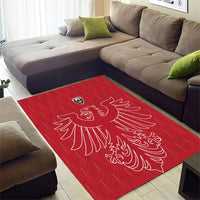 World Football 2026 Austria Area Rug Austrian Eagles Red Glory