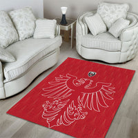 World Football 2026 Austria Area Rug Austrian Eagles Red Glory