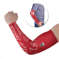Custom World Football 2026 Austria Arm Sleeves Austrian Eagles Red Glory