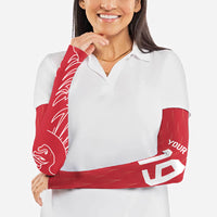 Custom World Football 2026 Austria Arm Sleeves Austrian Eagles Red Glory