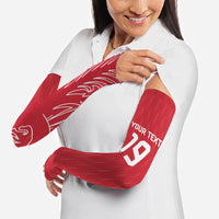 Custom World Football 2026 Austria Arm Sleeves Austrian Eagles Red Glory