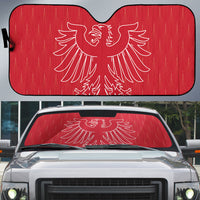 World Football 2026 Austria Auto Sun Shade Austrian Eagles Red Glory