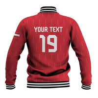 Custom World Football 2026 Austria Baseball Jacket Austrian Eagles Red Glory