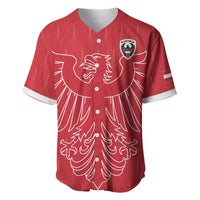 Custom World Football 2026 Austria Baseball Jersey Austrian Eagles Red Glory