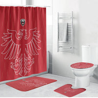 World Football 2026 Austria Bathroom Set Austrian Eagles Red Glory