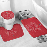 World Football 2026 Austria Bathroom Set Austrian Eagles Red Glory