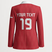 Custom World Football 2026 Austria Blazer Austrian Eagles Red Glory