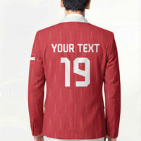 Custom World Football 2026 Austria Blazer Austrian Eagles Red Glory