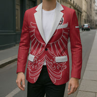 Custom World Football 2026 Austria Blazer Austrian Eagles Red Glory